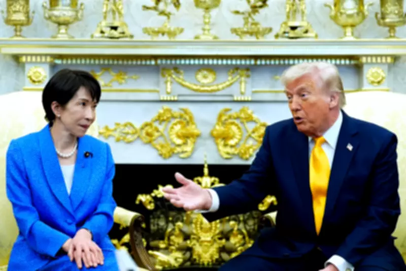 Trump's Pearl Harbor Joke Stuns Oval Office During Japanese PM Meeting