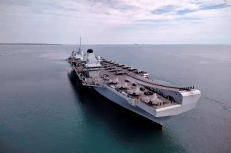 UK Bolsters Aircraft Carrier Readiness for Potential Middle East Deployment