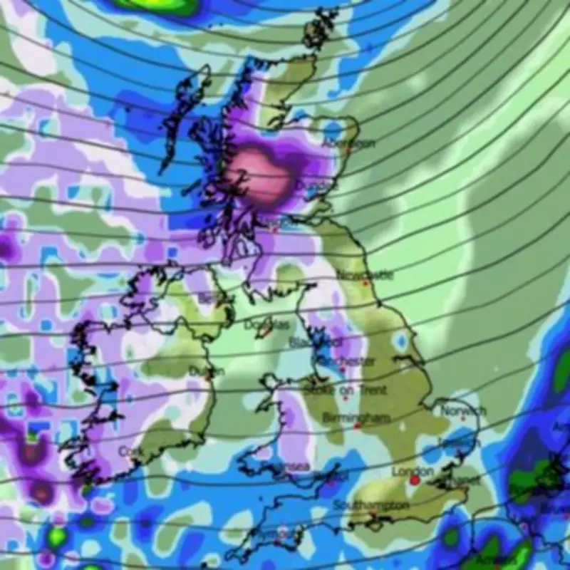 UK Braces for -12C Blizzard with Snow Covering 60% of Nation Including London