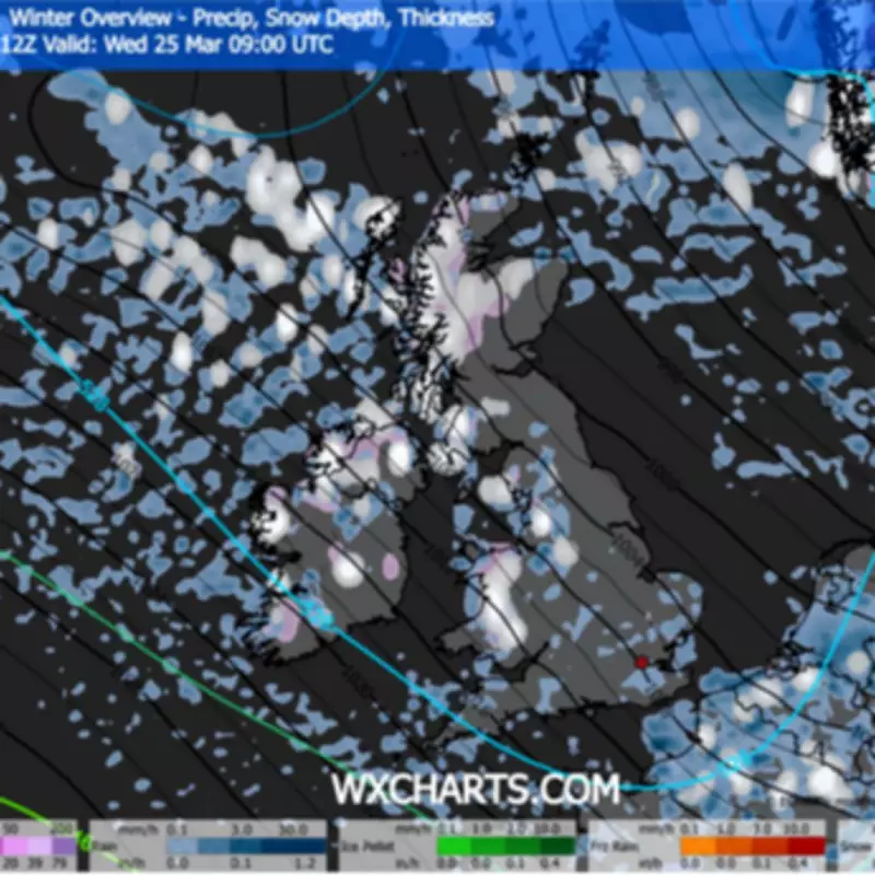 UK Braces for Arctic Blast as -3C Freeze and Snowfall Forecast This Week