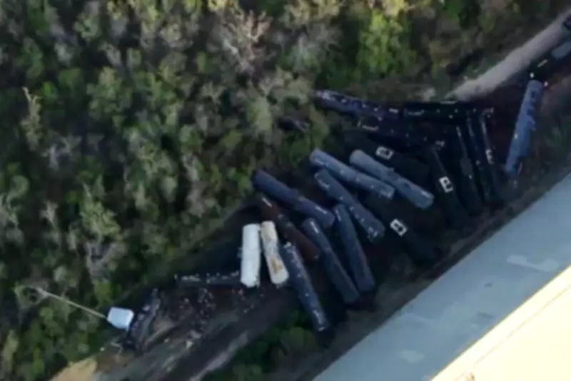 Union Pacific Train Derailment in Texas Town Causes Ethanol Leak, No Injuries