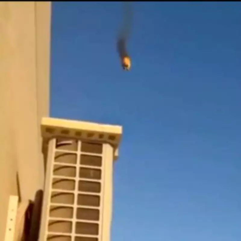 US Air Force F-15 Crashes in Kuwait, Pilot Ejects in Dramatic Footage