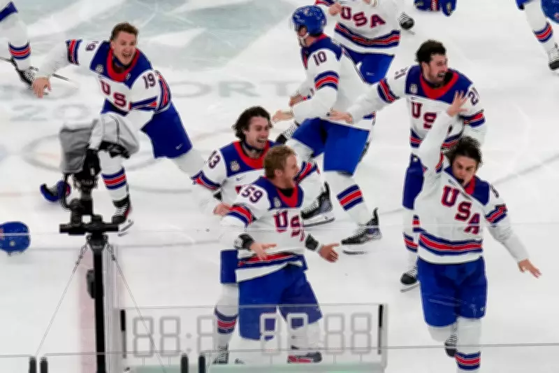 US Hockey's Golden Victory Lap Sidesteps Politics with Humour and Unity