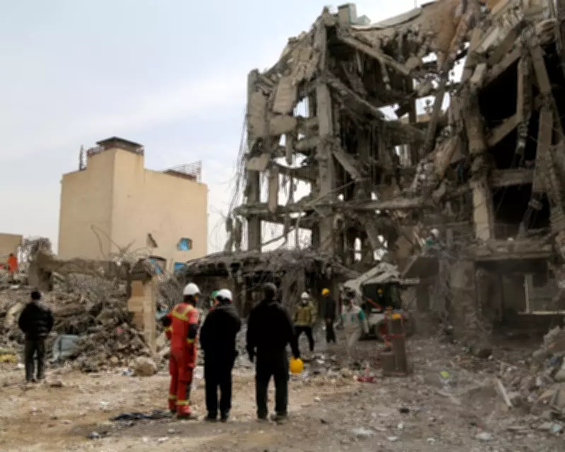 US-Israeli Strikes on Tehran Buildings Spark War Crimes Allegations