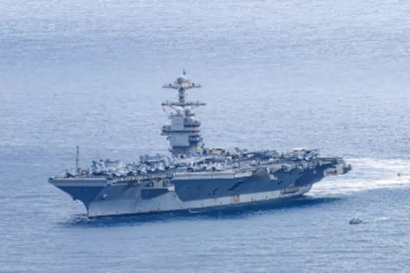 USS Gerald R. Ford Docks in Croatia for Repairs Following Red Sea Fire