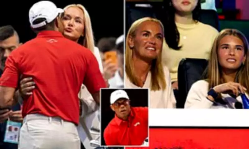 Vanessa Trump Kisses Tiger Woods Before His Tough TGL Return
