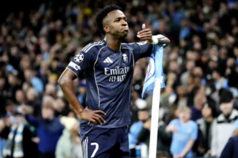 Vinicius Jr's Double Seals Real Madrid's Third Straight Champions League Win Over Man City
