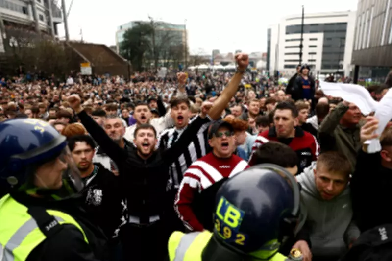 Violent Clashes Erupt Between Newcastle and Sunderland Fans Before Derby