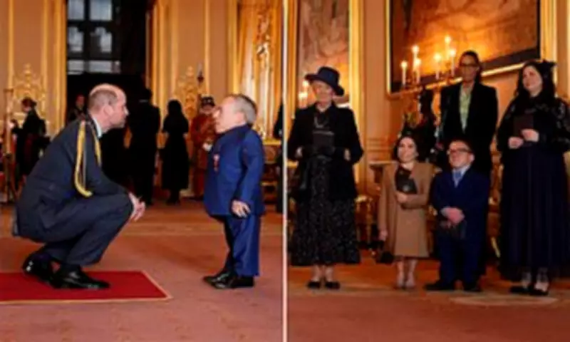 Warwick Davis Awarded OBE by Prince William at Windsor Castle Ceremony