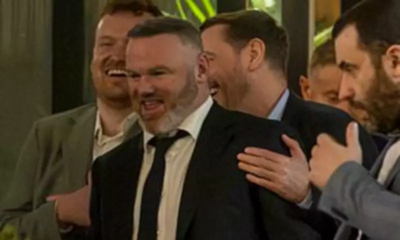 Wayne Rooney Spotted Partying with Mystery Women at Pre-Brits Bash in Manchester
