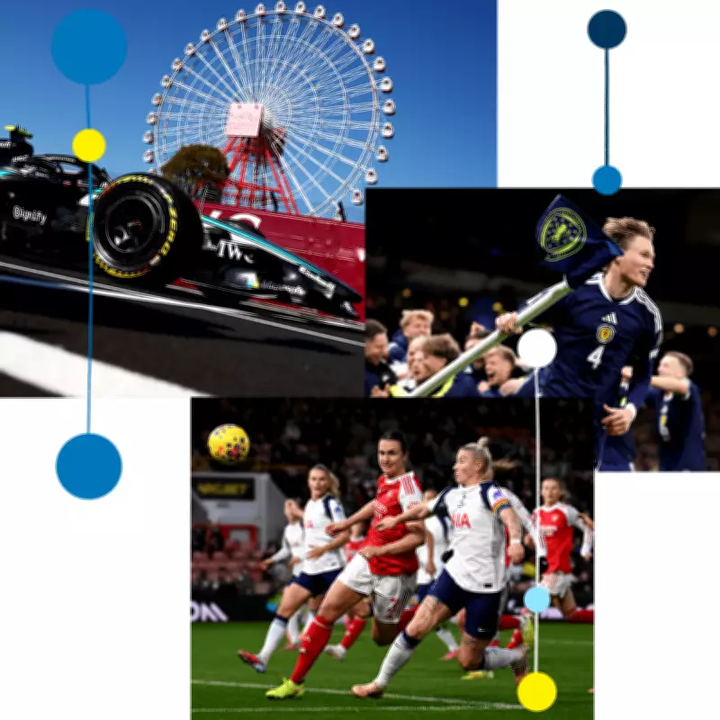 Weekend Sports Guide: F1 in Japan, WSL Derbies, and International Football