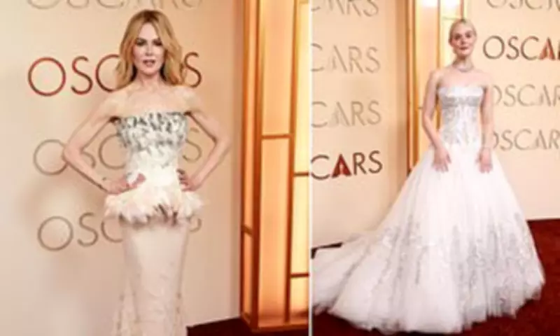 White Dominates Oscars Red Carpet as Black Fades from Fashion Spotlight