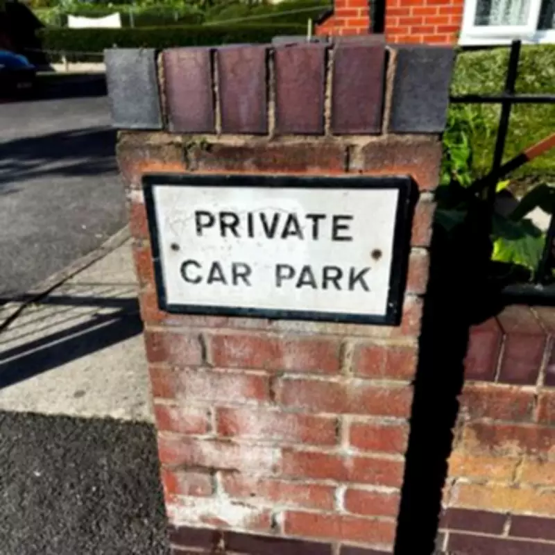 Woman Blocks In Car Parked Illegally in Her Private Space, Sparking Legal Debate