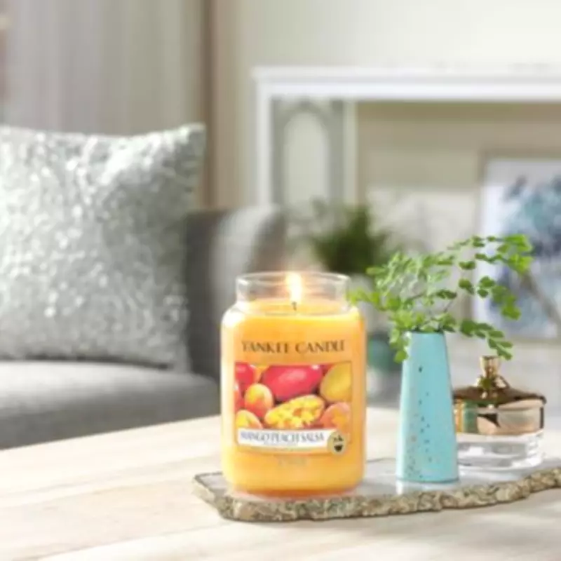 Yankee Candle's Mango Peach Salsa Spring Scent Now 30% Off on Amazon