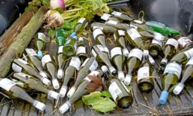 Yorkshire Village Plagued by Mystery Fly-Tipper Dumping Empty Wine Bottles