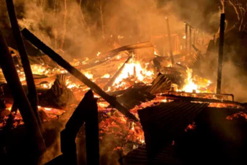 Zen Retreat's Meditation Hall Destroyed by Fire as Monks Contemplate Impermanence