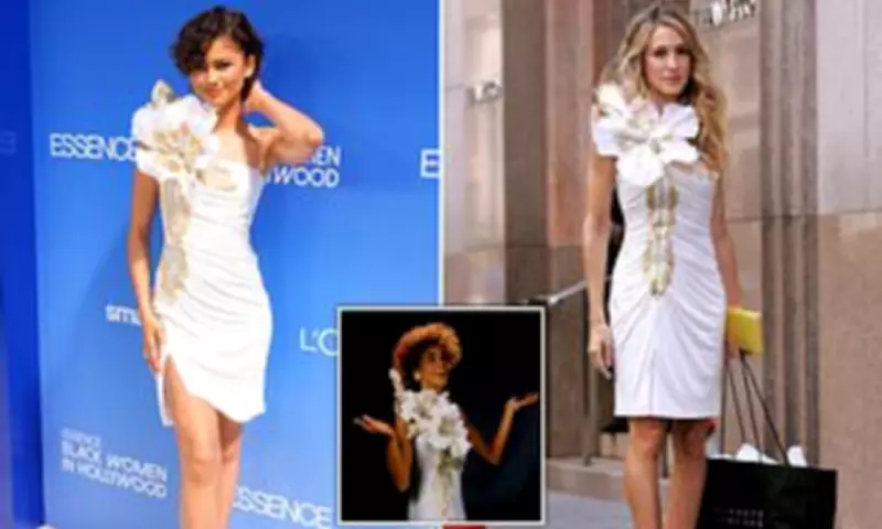 Zendaya's Vintage Gown Honors Whitney Houston and Sarah Jessica Parker at Awards