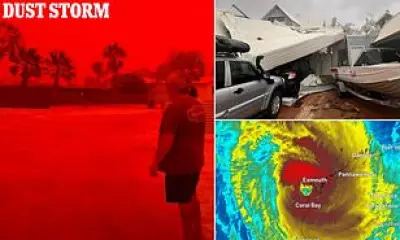 Cyclone Narelle Unleashes Red Dust Storm and Destruction Across Western Australia
