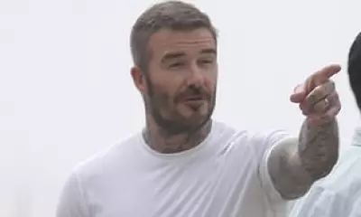 David Beckham Narrowly Misses Son Brooklyn Twice at Beverly Hills Hotel