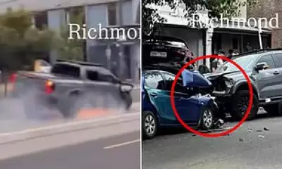 Drug-Fuelled Driver's Three-Wheeled Rampage Leaves Trail of Destruction in Melbourne