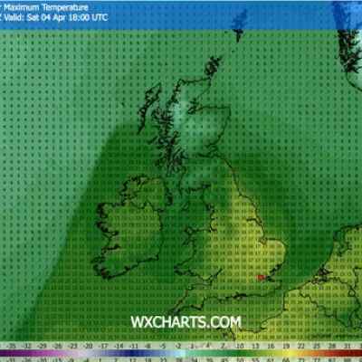 Easter Bank Holiday Heatwave: UK Weather Maps Predict 17C Scorcher
