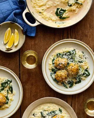 Ed Smith's Garlic Butter Chicken Balls and Lemon Sage Piccata Recipes
