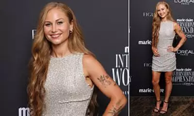 Grace Tame Stuns in Silver at International Women's Day Luncheon in Sydney