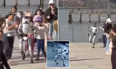 Humanoid Robot Plays with Kids in NYC Park, Sparks Sci-Fi Fears