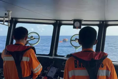 Indonesian Rescuers Search for 27 People Drifting on Raft After Boat Sinks
