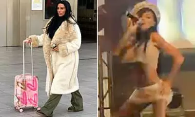 Katie Price Returns to UK After Dublin Performance as Husband Remains in Dubai