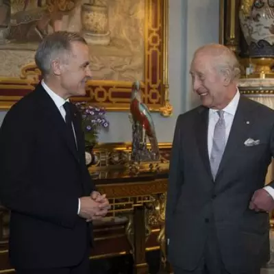 King Charles' Palace Photo with Canadian PM Mark Carney Sparks Amusing Illusion Debate