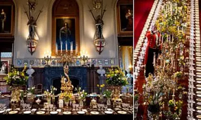King Hosts Historic State Banquet for Nigerian President at Windsor Castle