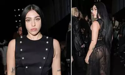 Lourdes Leon Steals Spotlight at Paris Fashion Week in Sheer Skirt