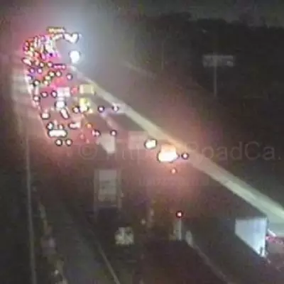 M25 Motorway Shut After Three-Lorry Crash in Essex, Major Delays Expected