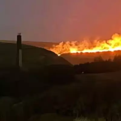 Major Blaze at Scout Moor Sends Smoke Billowing Across Greater Manchester