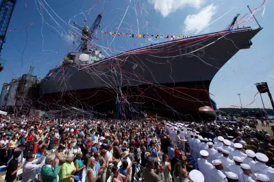 Major US Navy Shipyard Strike in Maine Over Pay and Benefits Dispute