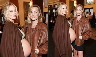 Margot Robbie and Samara Weaving's Doppelganger Duo Stuns at LA Premiere