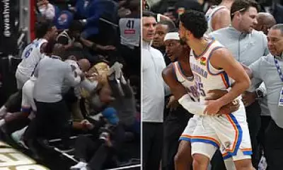 NBA Court Brawl Erupts Between Thunder and Wizards, Four Players Ejected