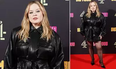 Nicola Coughlan Stuns in Leather Dress at Big Mood Premiere, Addresses Body Image