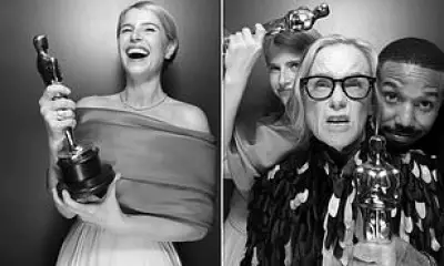 Oscar Winners Celebrate with Backstage Photobooth Snaps at 98th Academy Awards