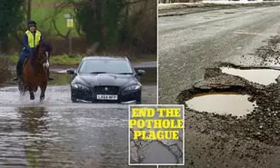 Pothole Damage Reports Surge 350% as Heavy Rain Conceals Road Hazards