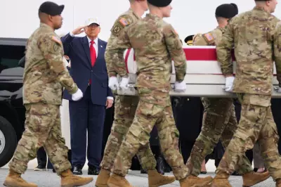President Trump Attends Dignified Transfer for Six US Soldiers Killed in Kuwait