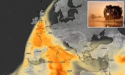 Saharan Dust Plume Engulfs UK, Triggering Health Alerts and 'Blood Rain'
