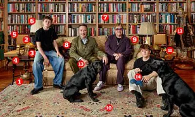 Sir Elton John's Family Portrait Unveiled at National Portrait Gallery