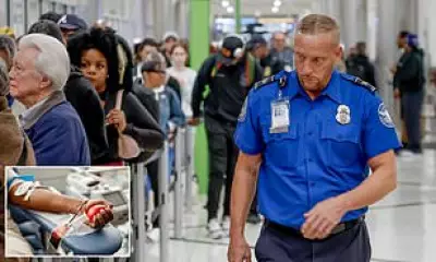 TSA Agents Donate Blood for Cash Amid Government Shutdown Pay Crisis