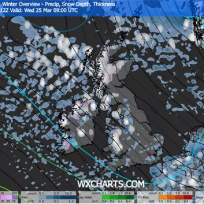 UK Braces for Arctic Blast as -3C Freeze and Snowfall Forecast This Week