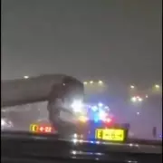 Air Canada Plane Collides with Fire Truck at LaGuardia Airport, Up to 60 Injured