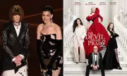 Anna Wintour and Anne Hathaway Recreate Devil Wears Prada at Oscars 2026