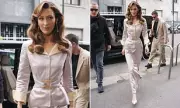 Bella Hadid Stuns in White at Orebella Brunch Amid Lyme Disease Battle