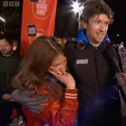 Bella Mackie Breaks Down in Tears During Greg James' Comic Relief Milestone